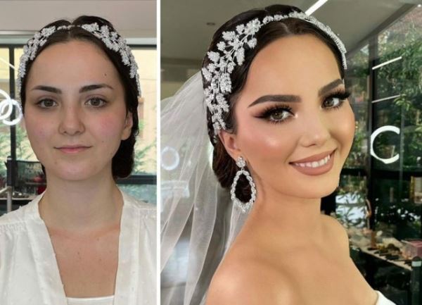 20 фотографий невест до и после преображения у знаменитого косовского визажиста Арбера Бютюки